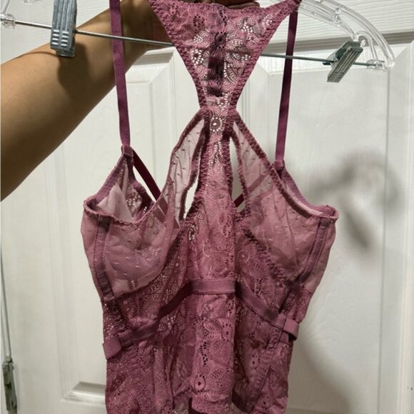 Pink Lace Strappy Top - Picture 6 of 6